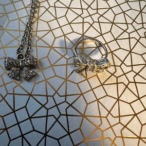 Vintage Viacom’s butterfly bracelet and ring